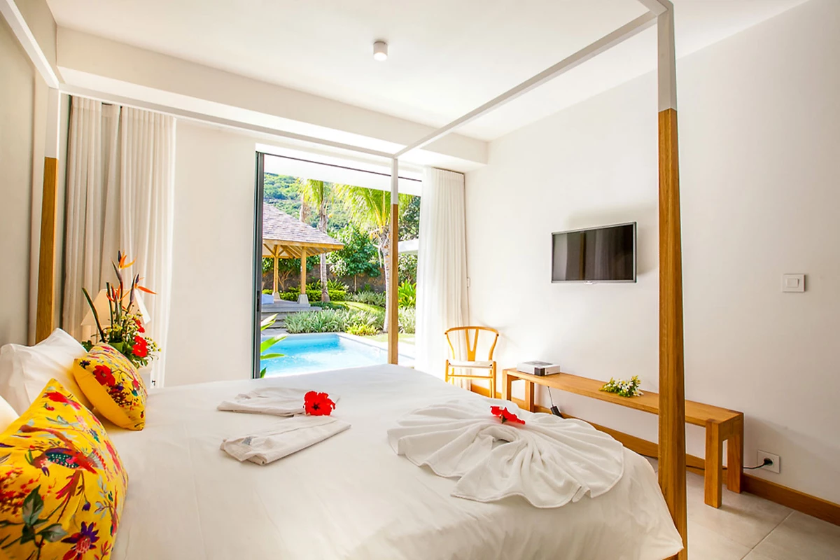 Villa deluxe, Salle de bain principale, Marguery Villas, Île Maurice