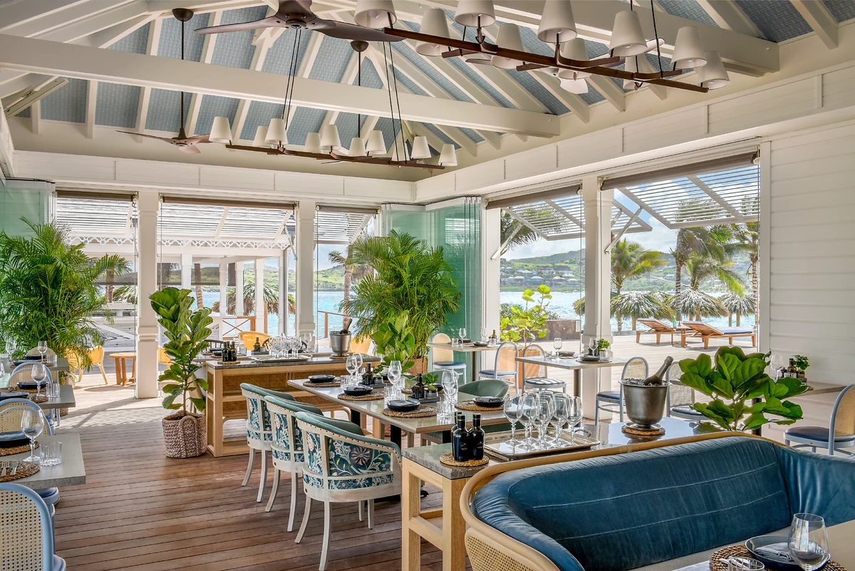 Restaurant Le Beach House, Rosewood Le Guanahani St. Barth