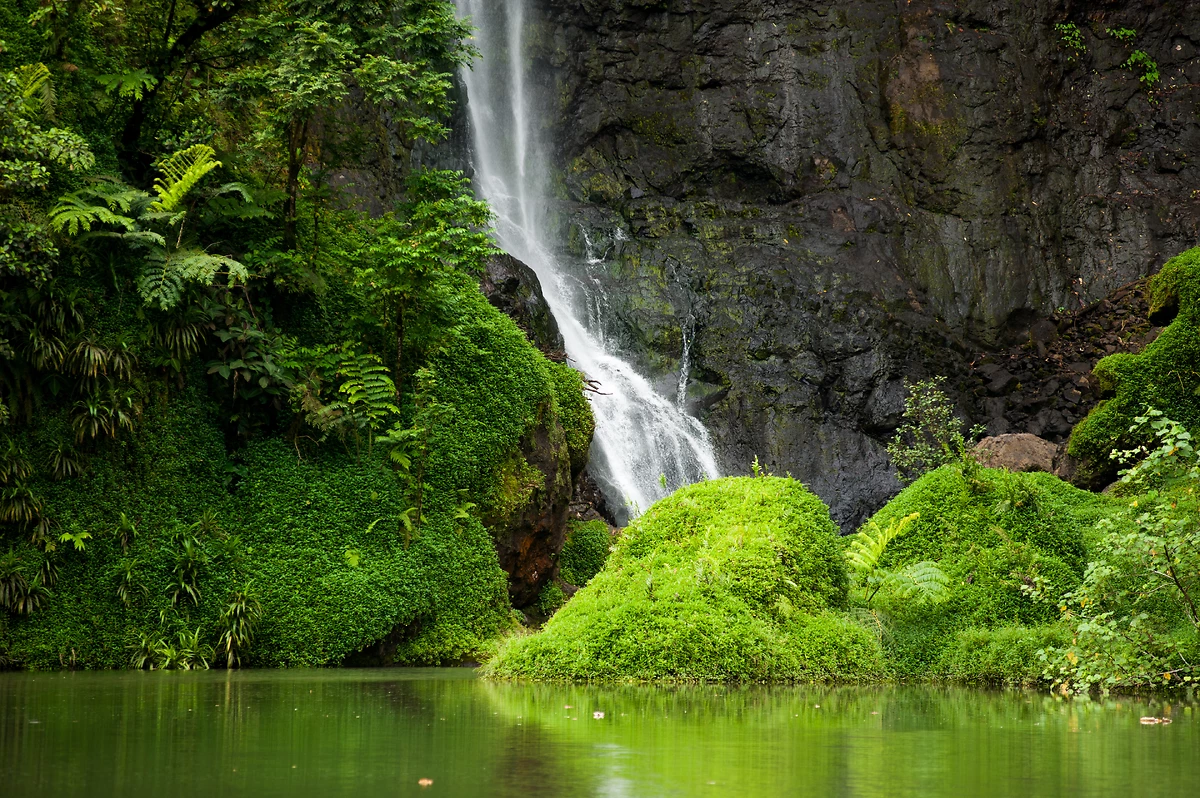 Cascade, vallée de Papeeno, Tahiti