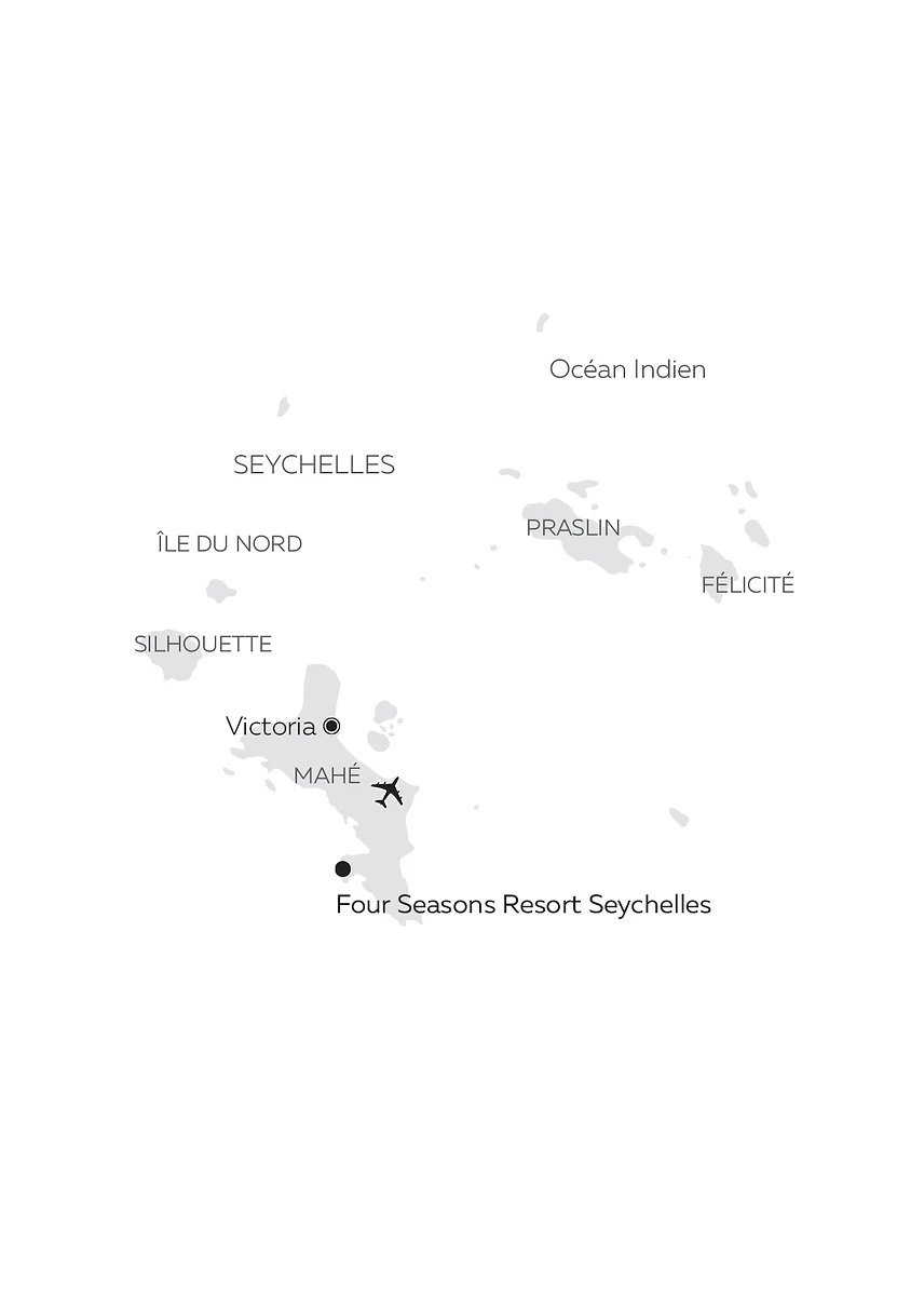 Carte Four Seasons Resort Seychelles