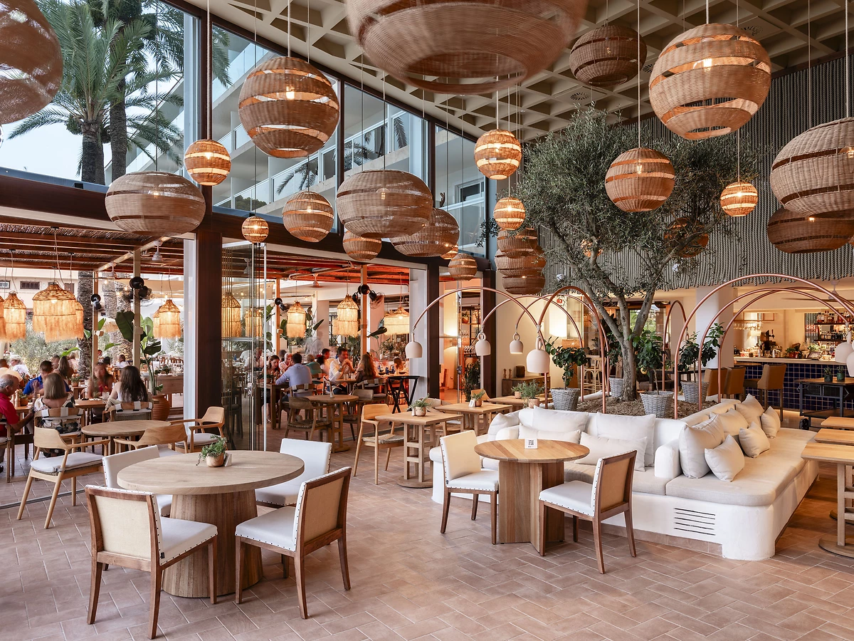 Patio, Beso Beach Mallorca, Zel Mallorca, Majorque, Espagne