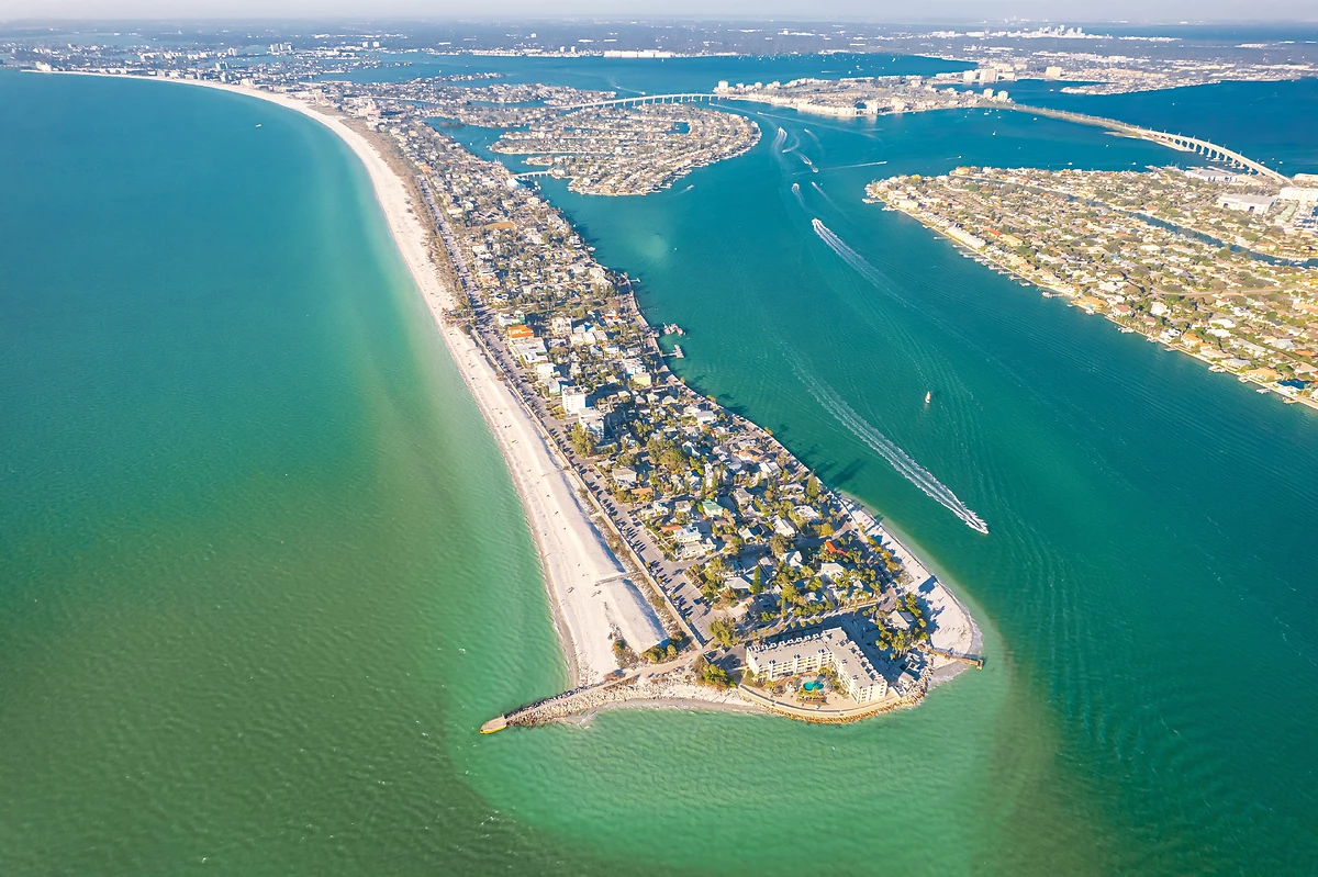 Vue aérienne de St. Petersburg, Floride