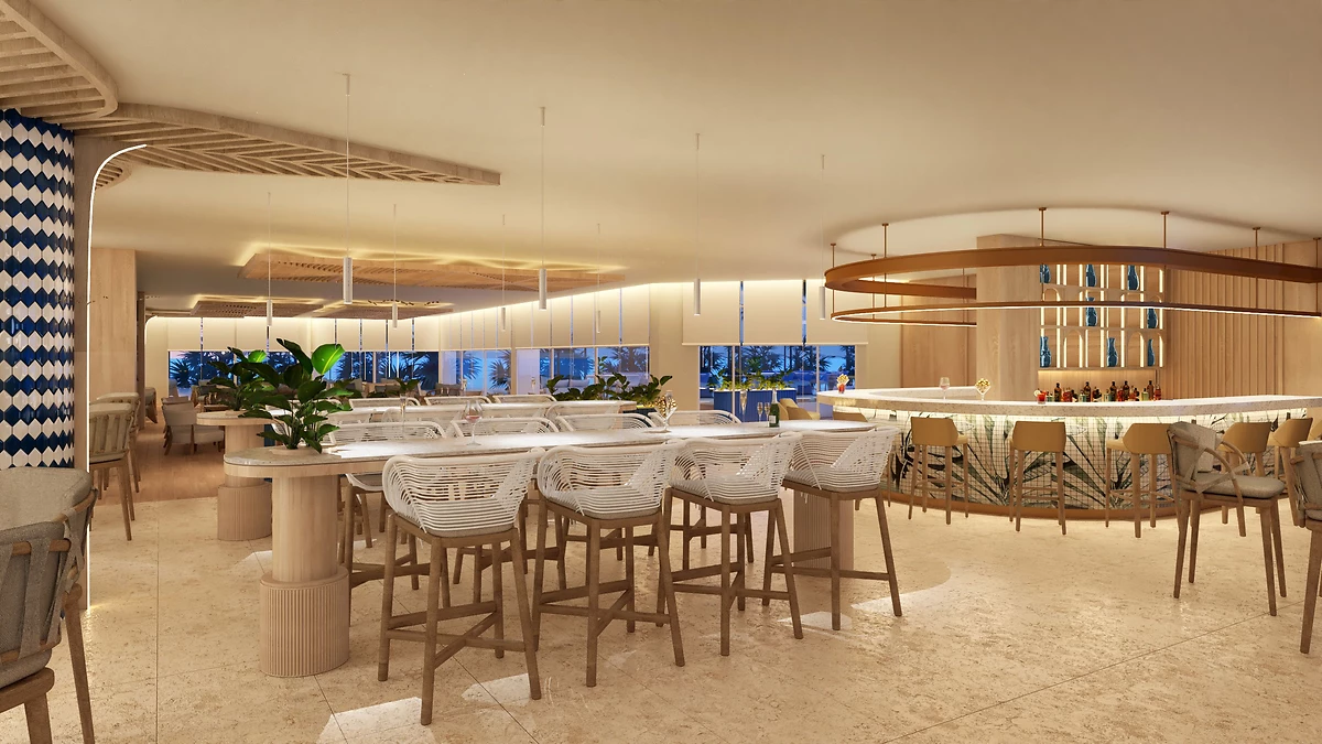 Bar du lobby, Hipotels Flamenco, Majorque, Espagne