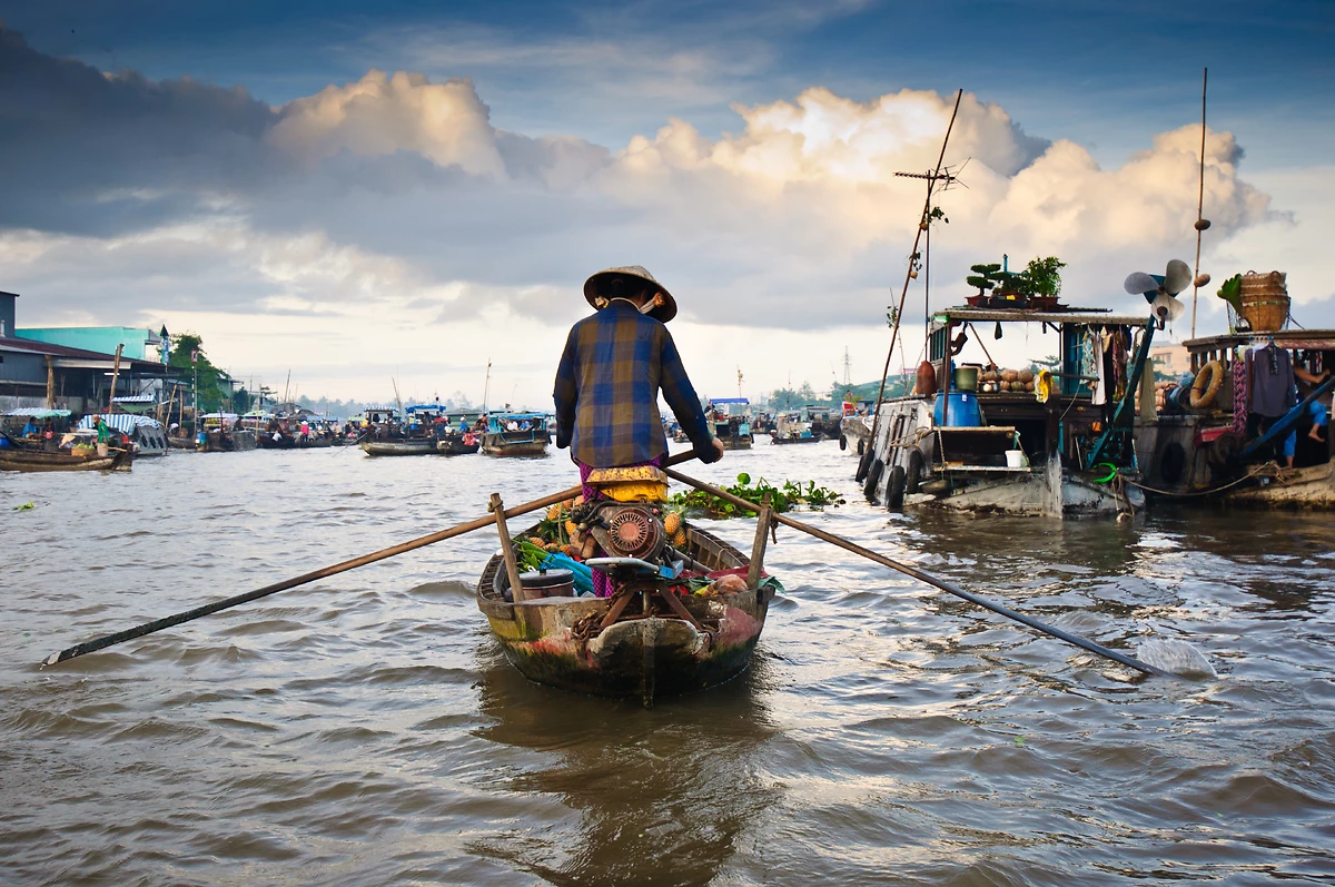 Marché flottant, Cai Rang, Vietnam