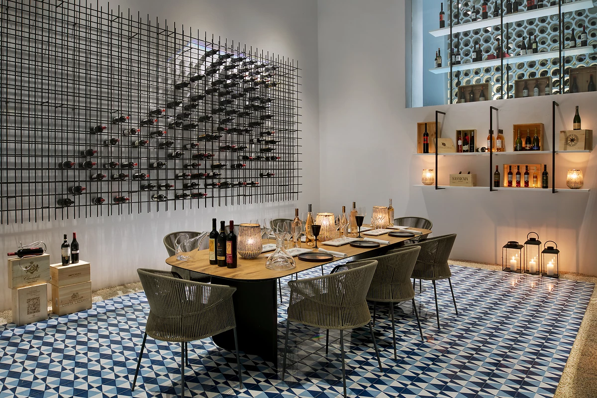 Cave à vins, hôtel Mykonos Grand