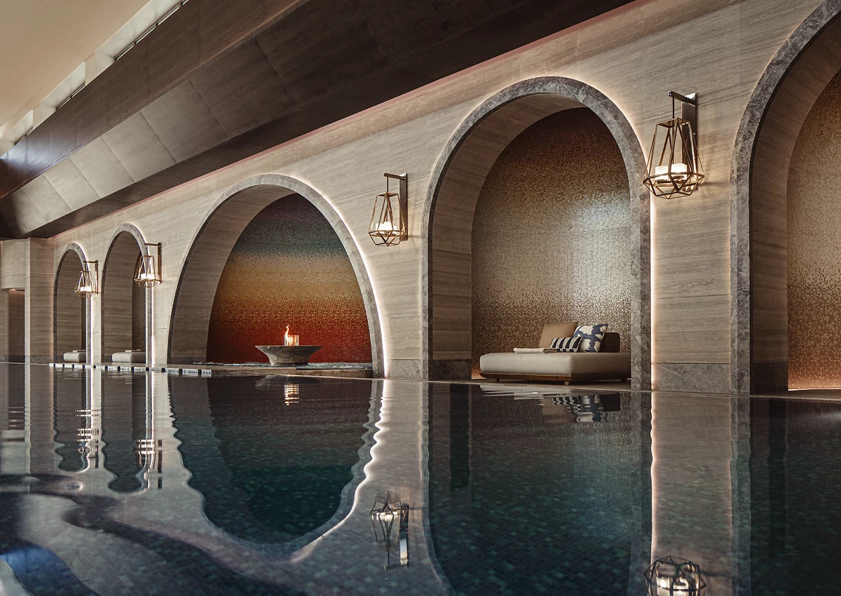 Piscine intérieure, spa de l'hôtel, One&Only Portonovi