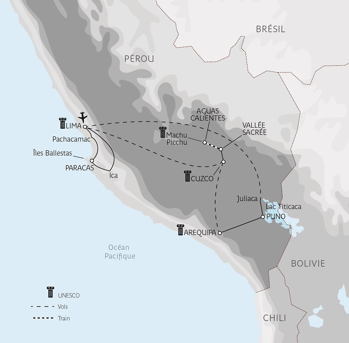 Carte Mémoires de l’empire inca en privé