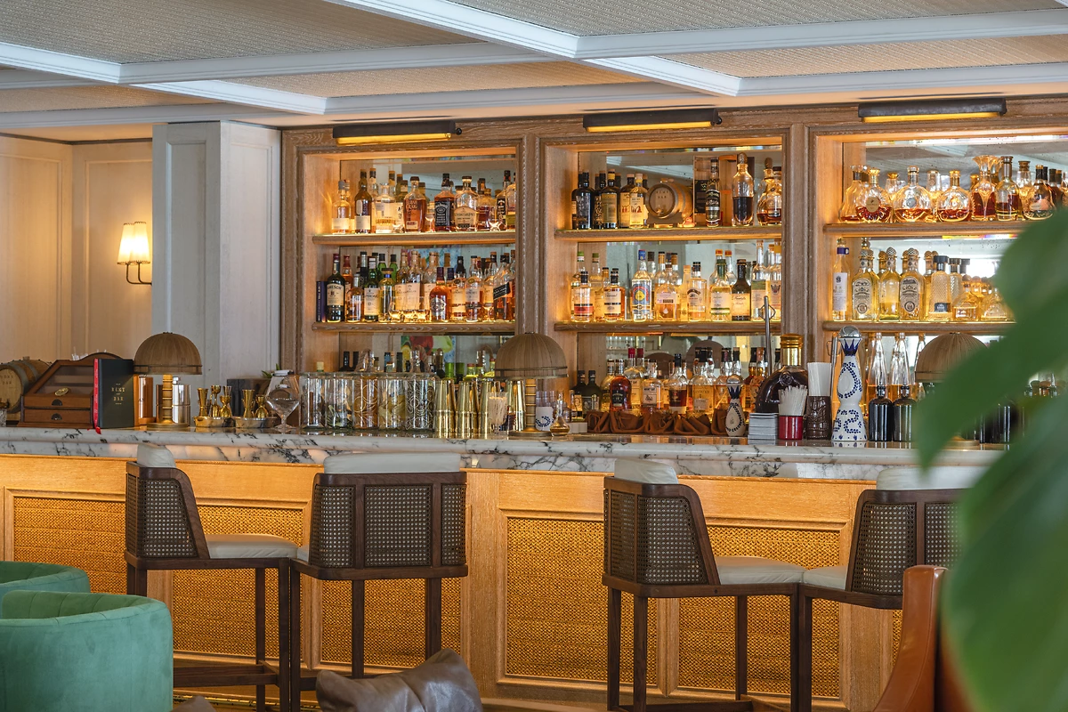 Un des bars de l'hôtel, Eden Rock - St Barths