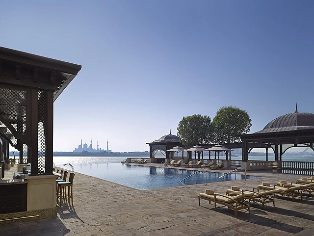 Piscine, Shangri-La Hotel, Qaryat Al Beri, Abou Dhabi, Emirats Arabes Unis