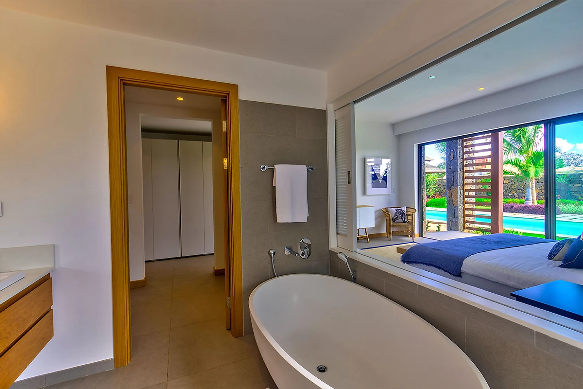 Villa Elegance, Salle de bain, Mythic Suites & Villas, Île Maurice