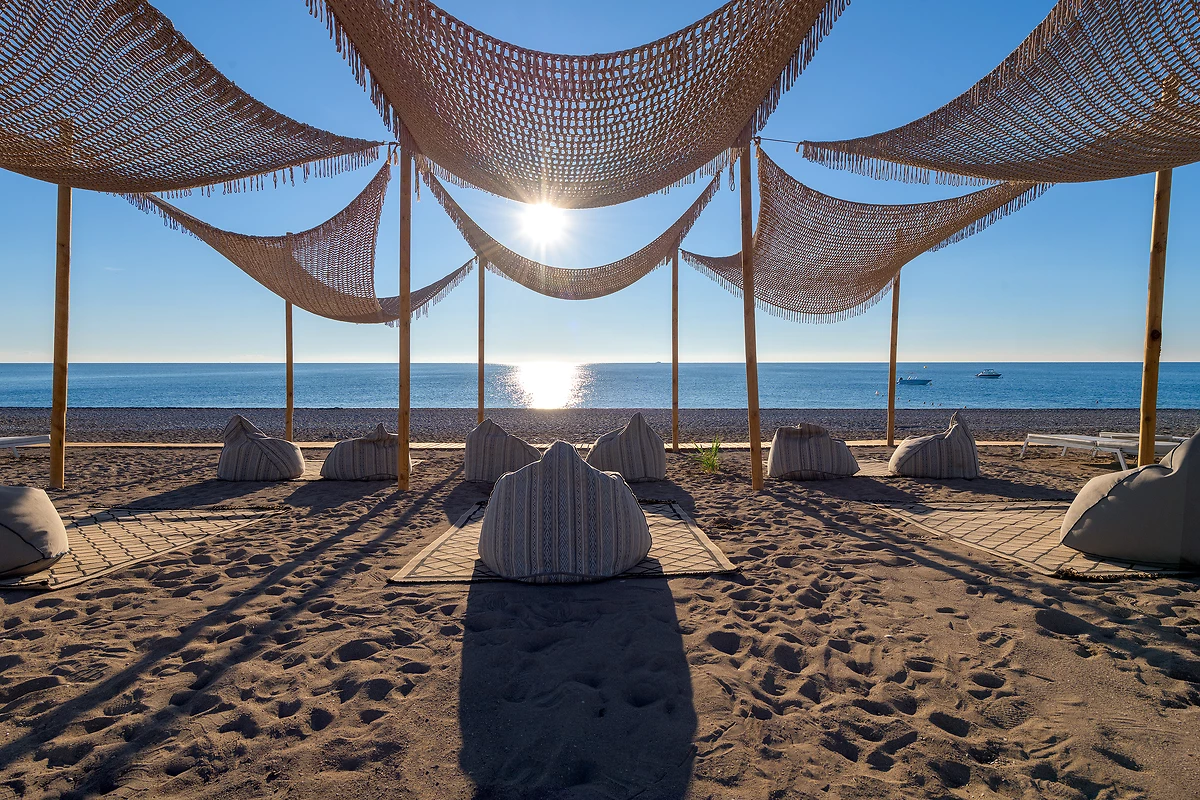 Plage de l'hôtel, hôtel Gennadi Grand Resort