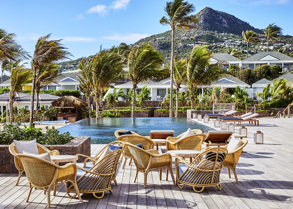 Un des bars de l'hôtel, Rosewood Le Guanahani St. Barth