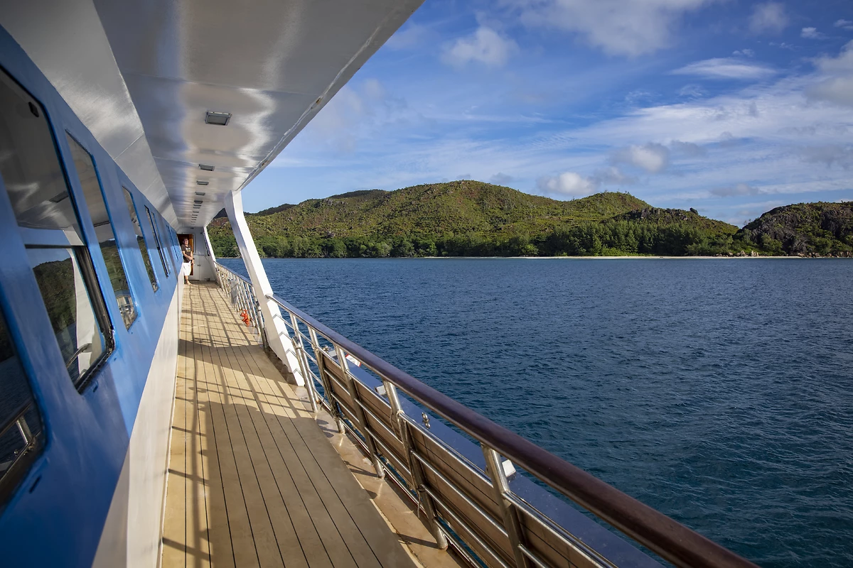 Pont du bateau, M/Y Pegasos