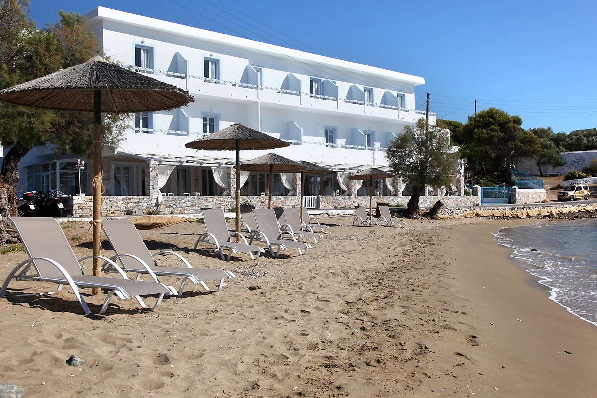 Plage, Boutique Di Mare Hotel & Suites, Syros, Grèce