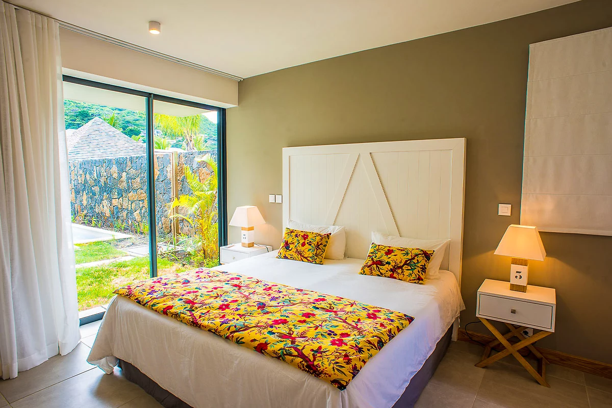 Villa superior, Chambre principale, Marguery Villas, Île Maurice