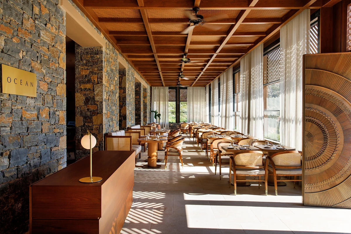 Restaurant l'Océan, hôtel Daios Cove