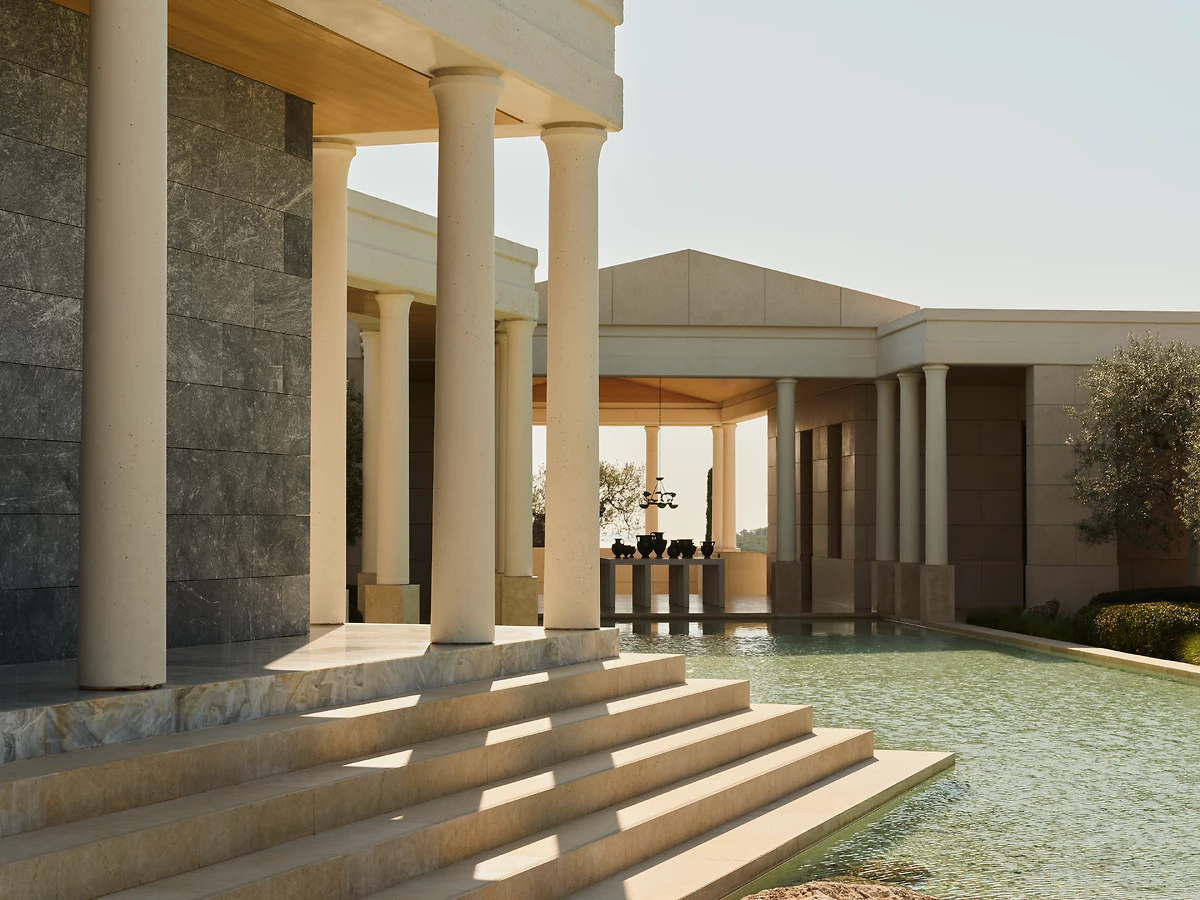 Vue extérieure de l'hôtel, Amanzoe