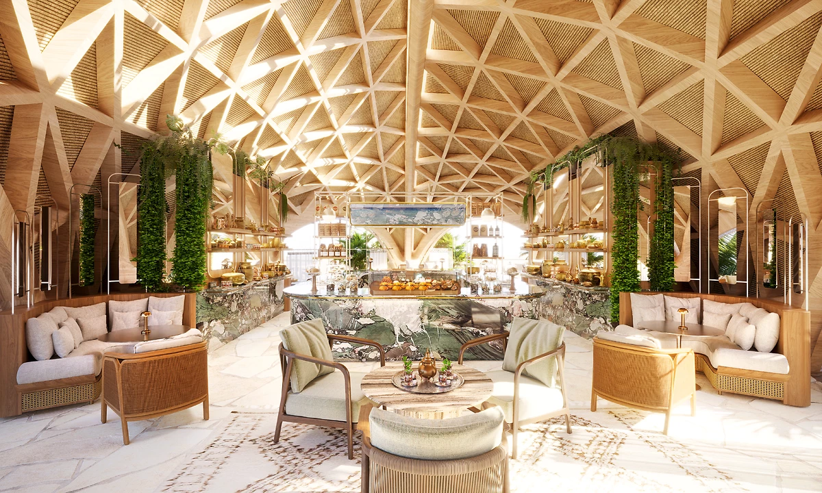 Restaurant, pâtisserie, Nujuma a Ritz Carlton Reserve, Arabie Saoudite