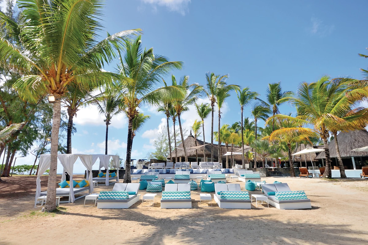 Plage et transats, Shandrani Beachcomber Resort & Spa, Ile Maurice
