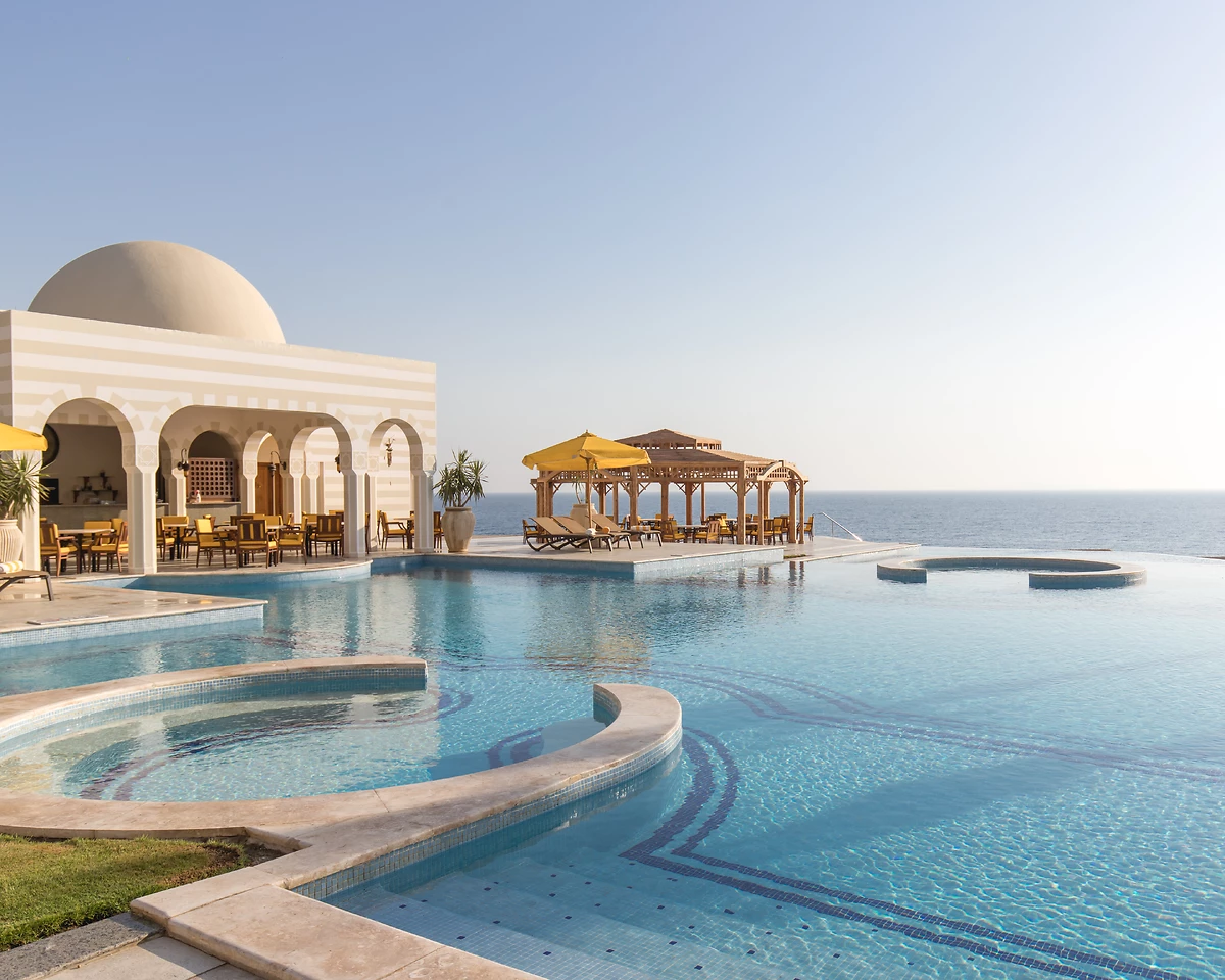 Piscine de l'hôtel, The Oberoi Sahl Hasheesh