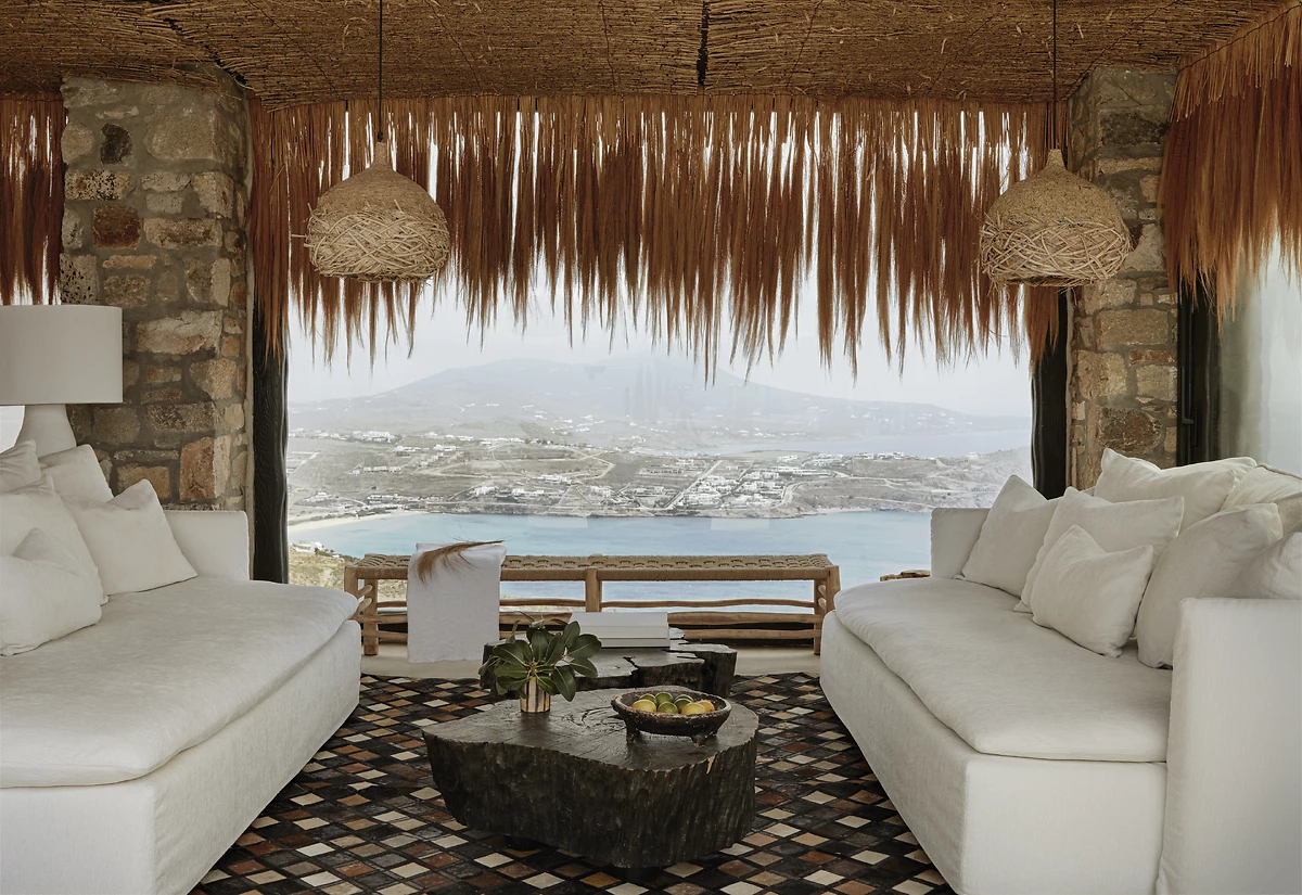 Lounge, Myconian Panoptis Escape, Mykonos, Grèce