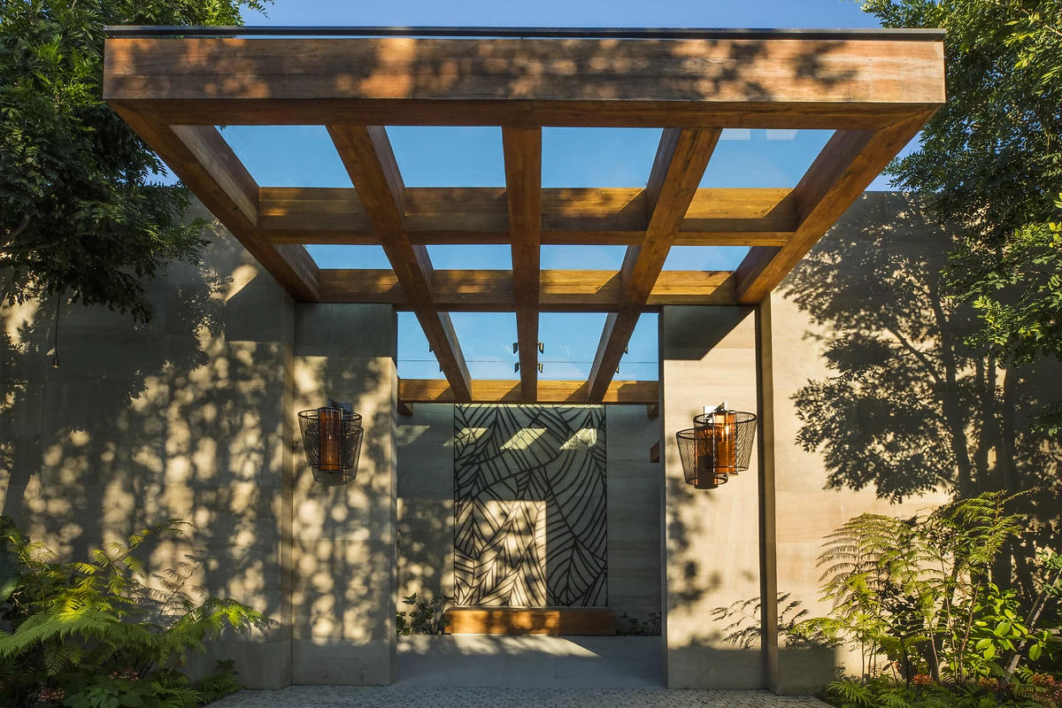 Entrée du spa de l'hôtel, Rosewood Phuket