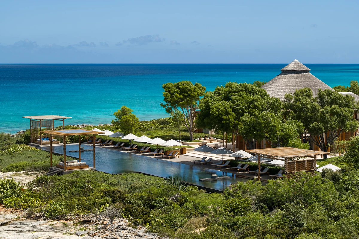 Piscine de l'hôtel, Amanyara
