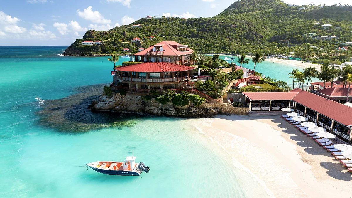 Plage de l'hôtel, Eden Rock - St Barths