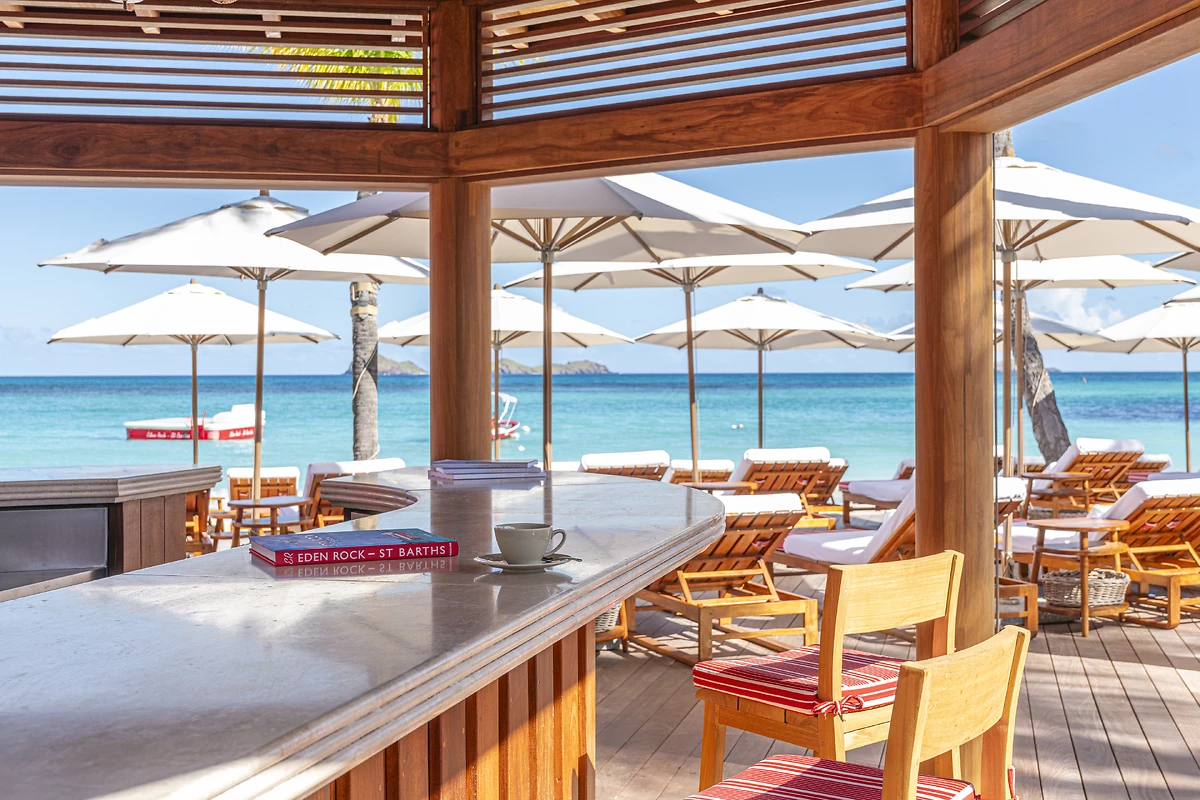 Un des bars de l'hôtel, Eden Rock - St Barths