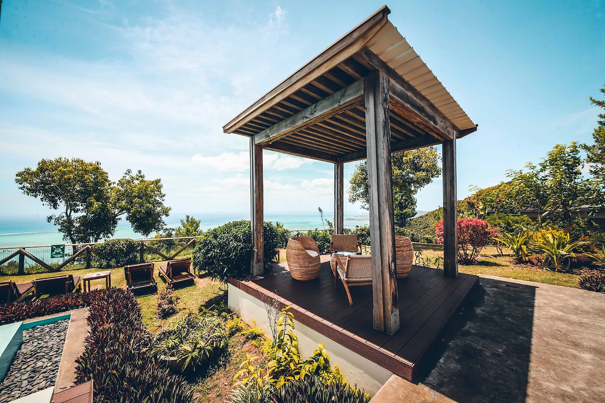 Terrasse, Chalets Chamarel