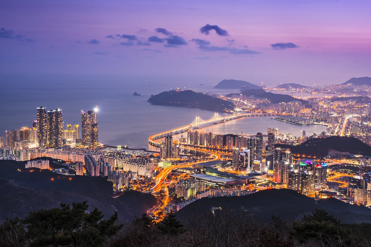 Skyline de Busan, Corée du Sud