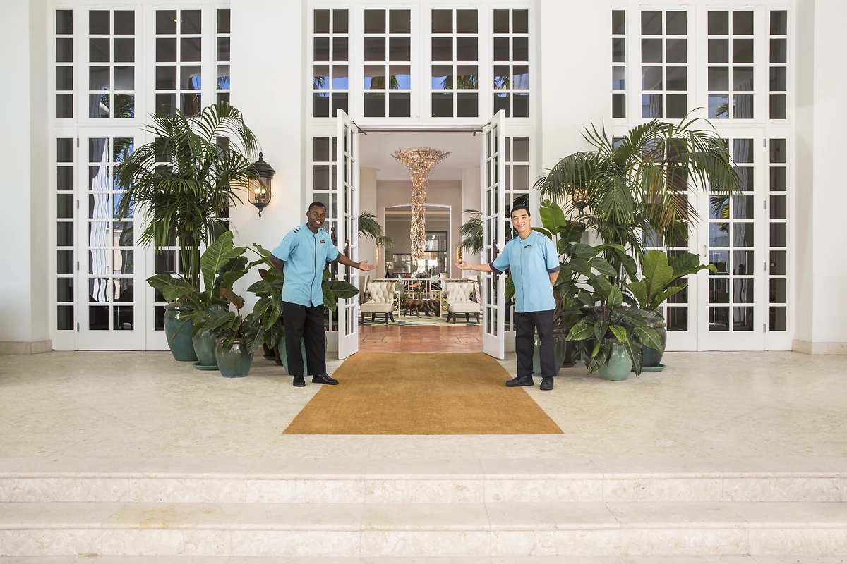 Main entrance, Hotel The Palms, Miami, Floride, Etats Unis.