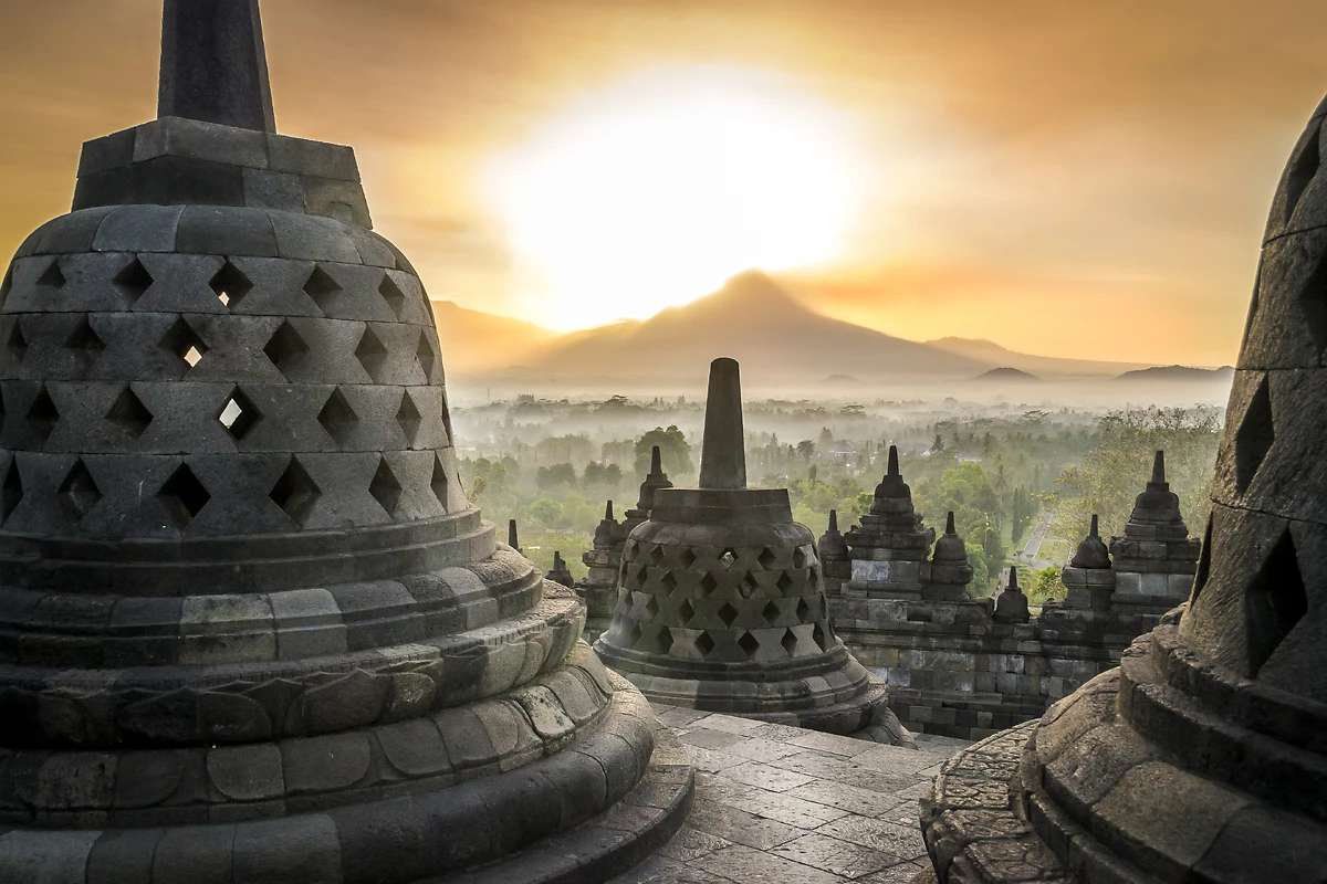 Temple Borobudur, Java, Indonésie