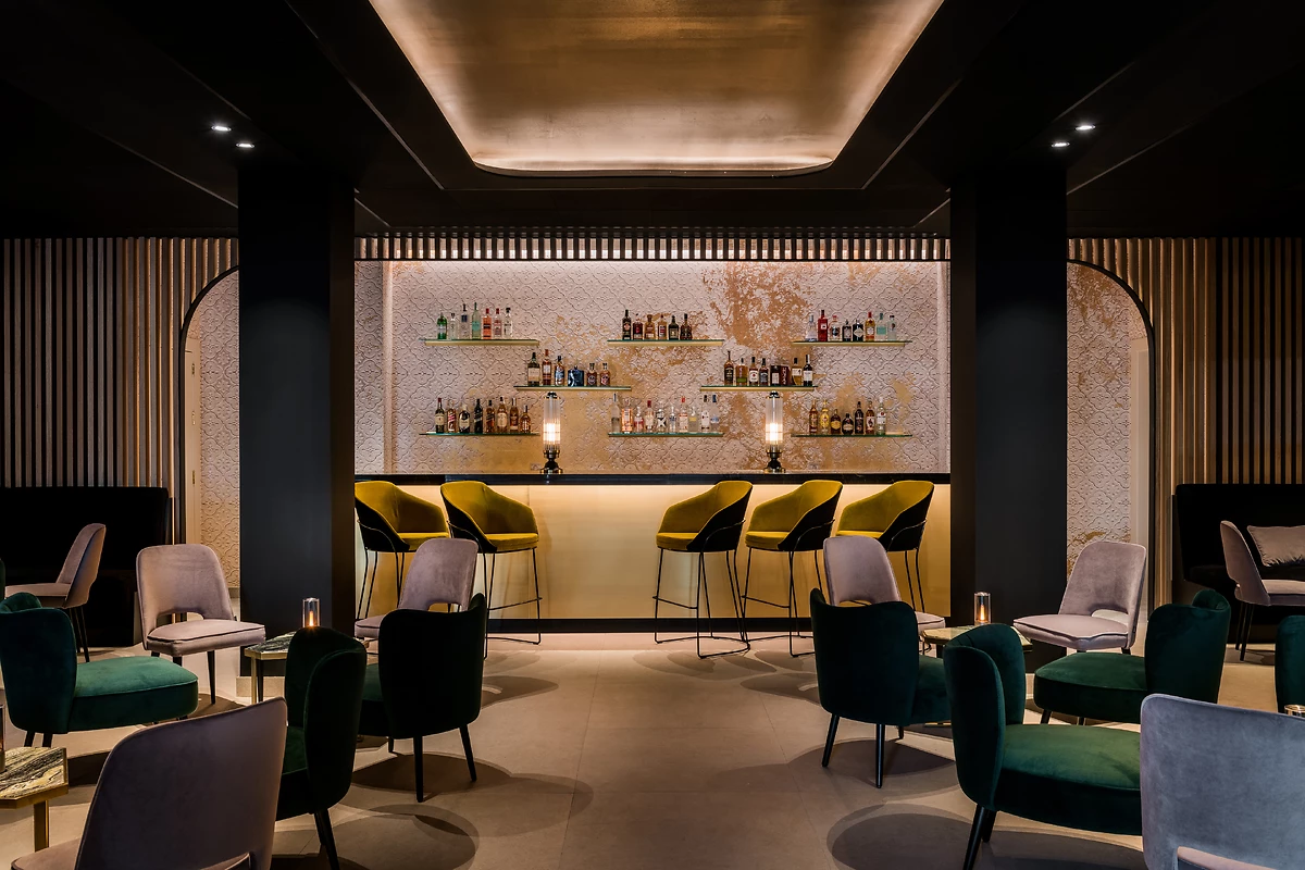 Bar de nuit, hôtel Ikos Andalusia