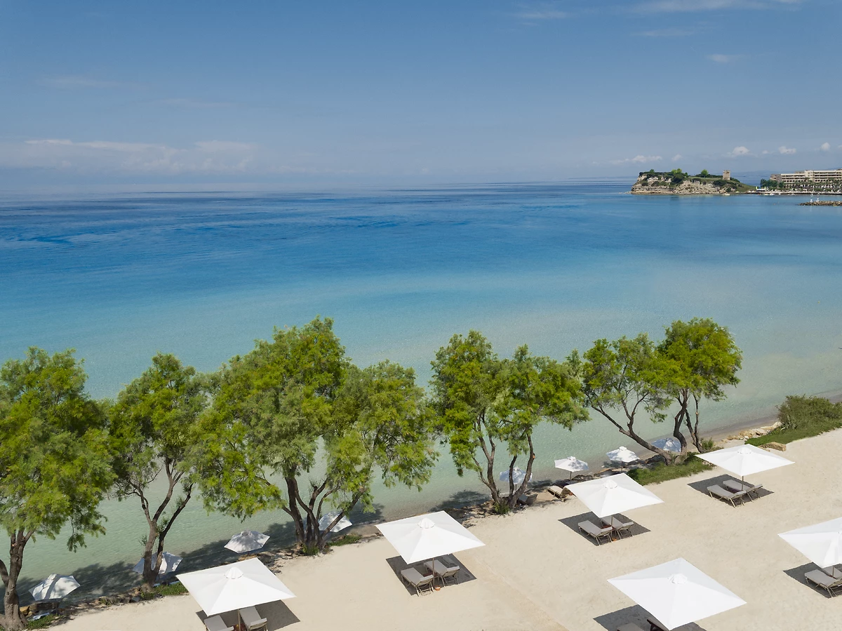 Plage de l'hôtel, Sani Club
