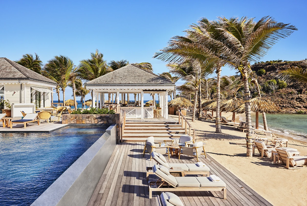 Un des bars de l'hôtel, Rosewood Le Guanahani St. Barth