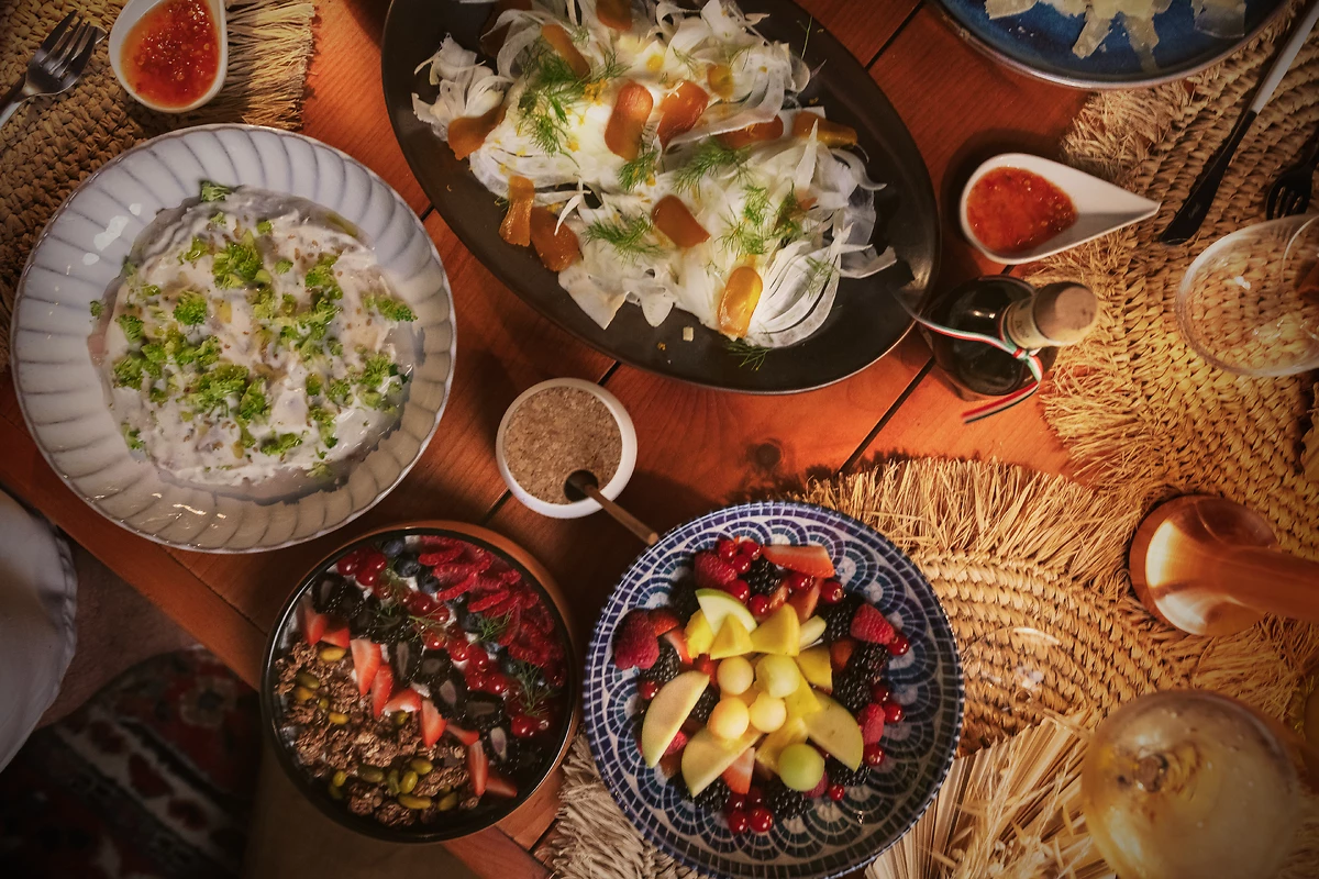Repas servis dans l'un des restaurants de l'hôtel, Le Barthélemy Hotel & Spa