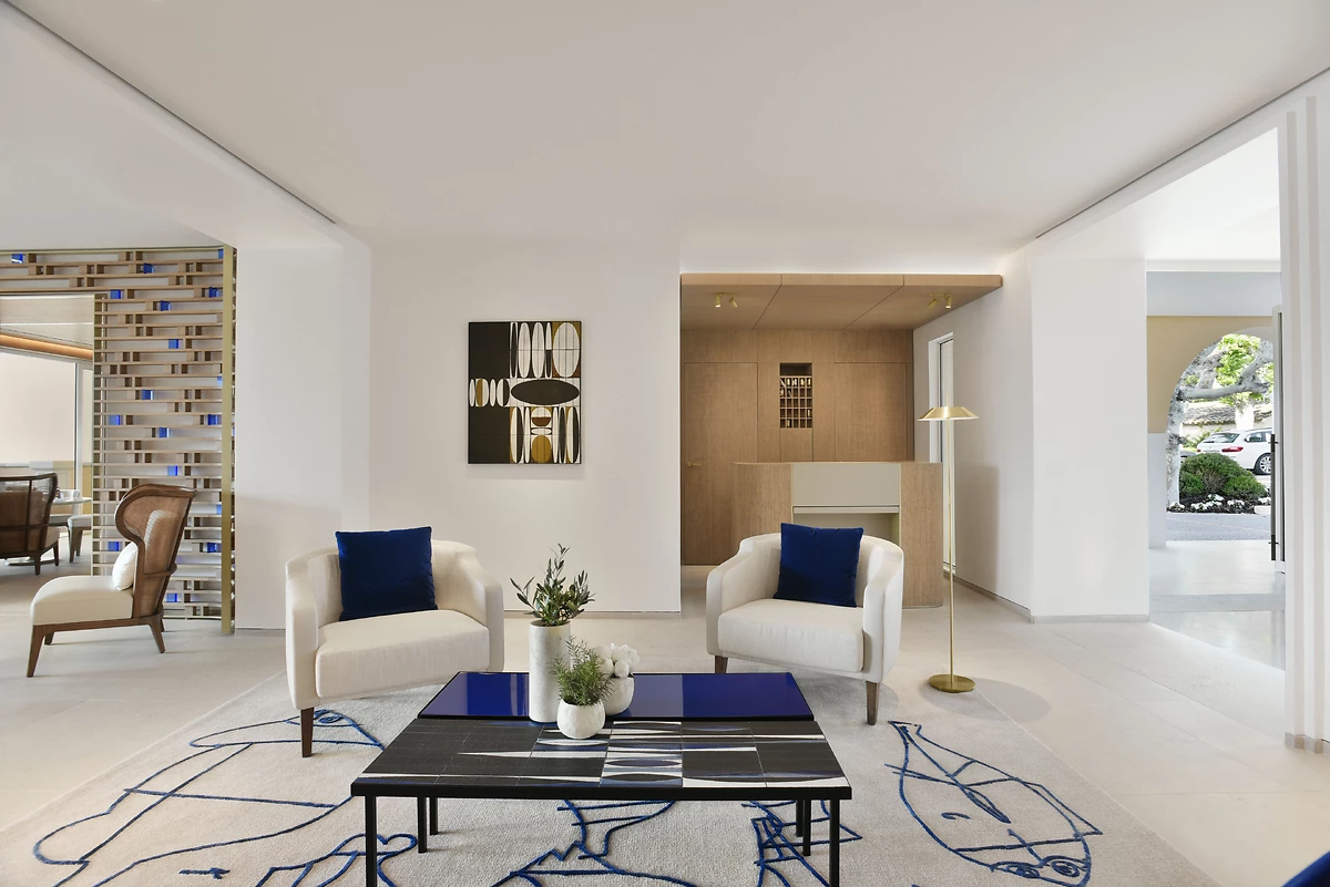 Lobby de l'hôtel, Cheval Blanc St-Tropez