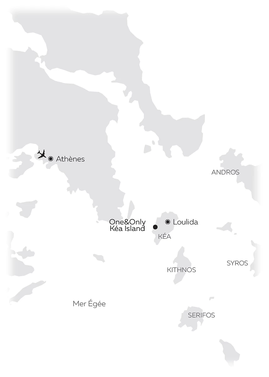 Carte One&Only Kéa Island