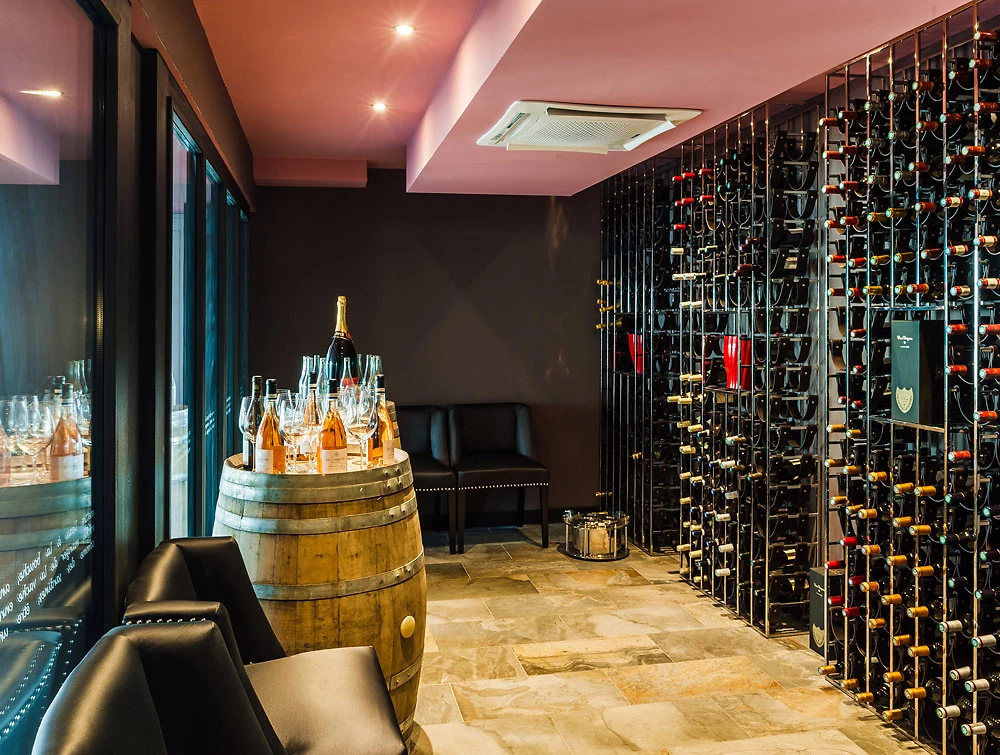 Cave à vin, Villa Delisle Hôtel & Spa, Saint-Pierre, La Réunion