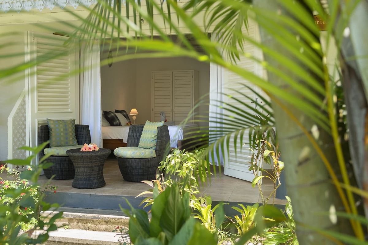 Chambre vue de l'extérieur, Auberge d'Anse Boileau, Mahé, Seychelles