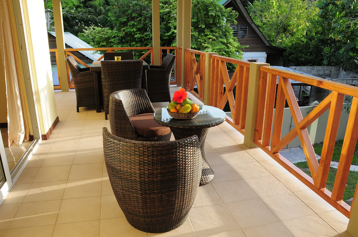 Terrasse, Casa de Leela, Seychelles