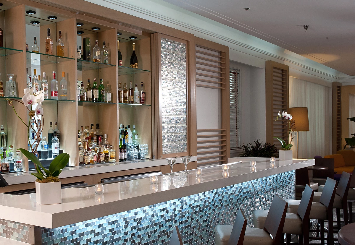 Bar, Hôtel Marseilles, Miami, Floride, Etats Unis.