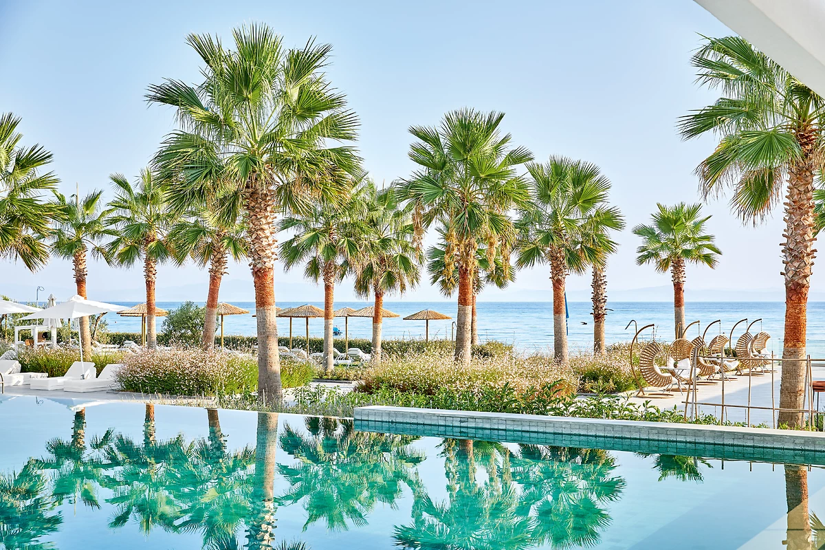 Piscine de l'hôtel, Domes Noruz Kassandra