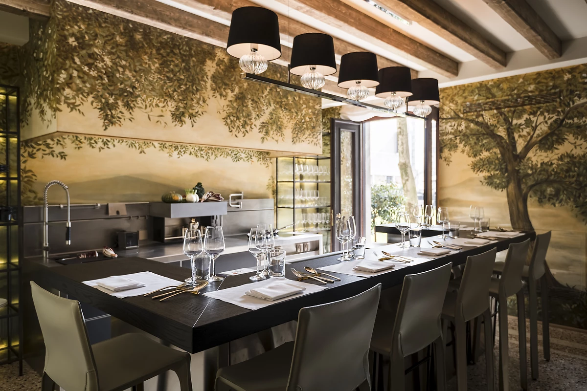 Restaurant Palazzo Kitchen Table, Aman Venice