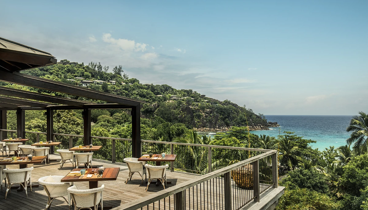 Terrasse du restaurant Zez, Four Seasons Resort Seychelles