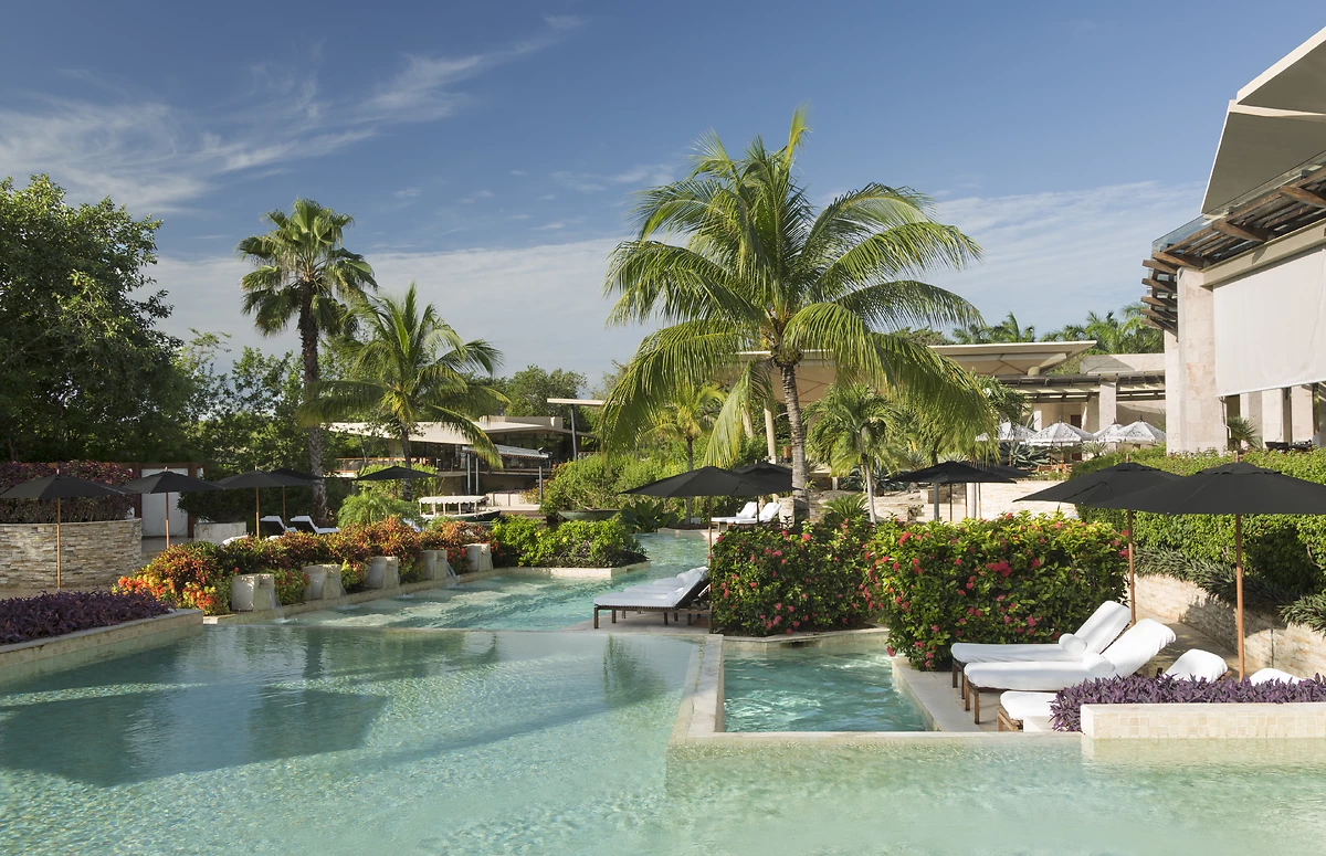 Piscine de l'hôtel, Rosewood Mayakoba