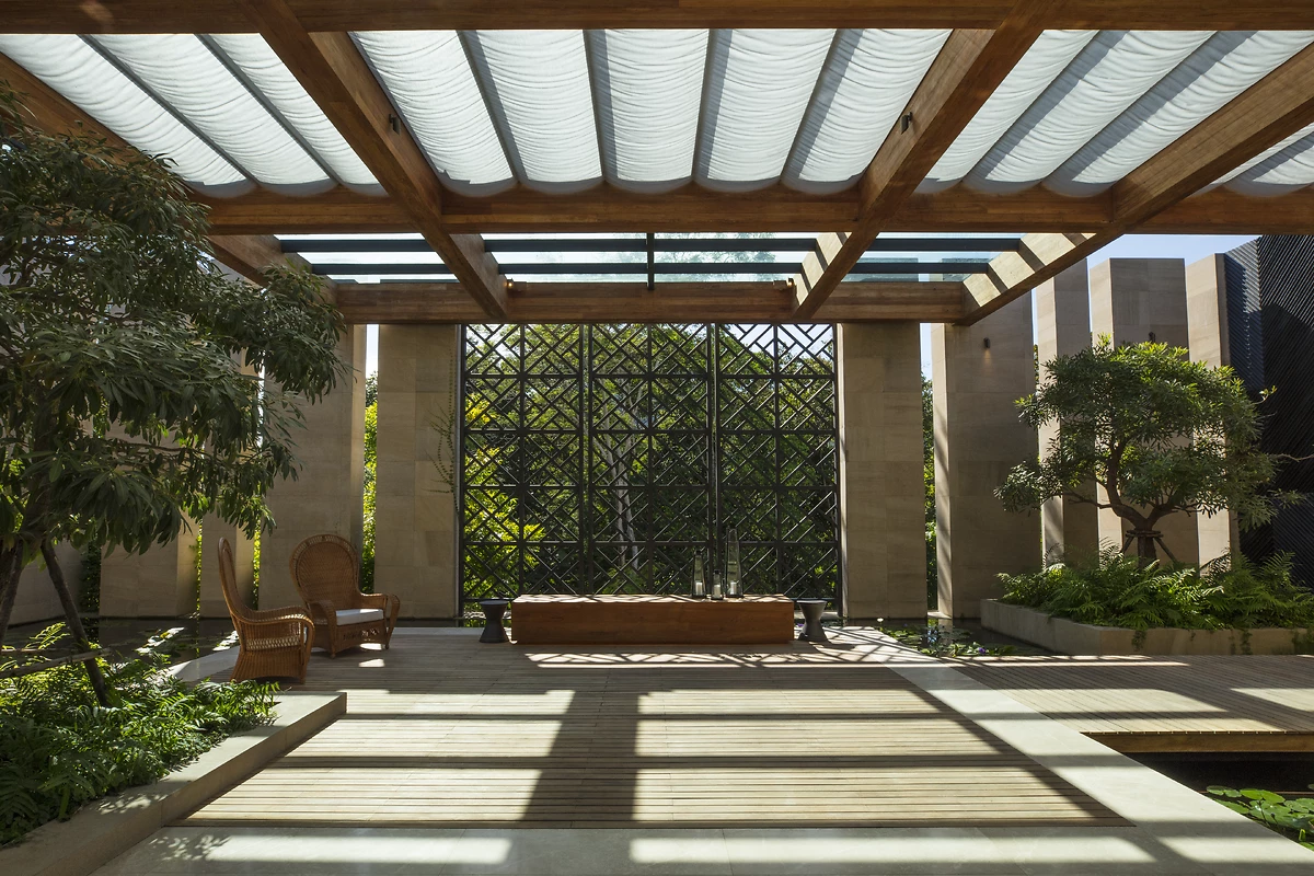 Entrée de l'hôtel, Rosewood Phuket,