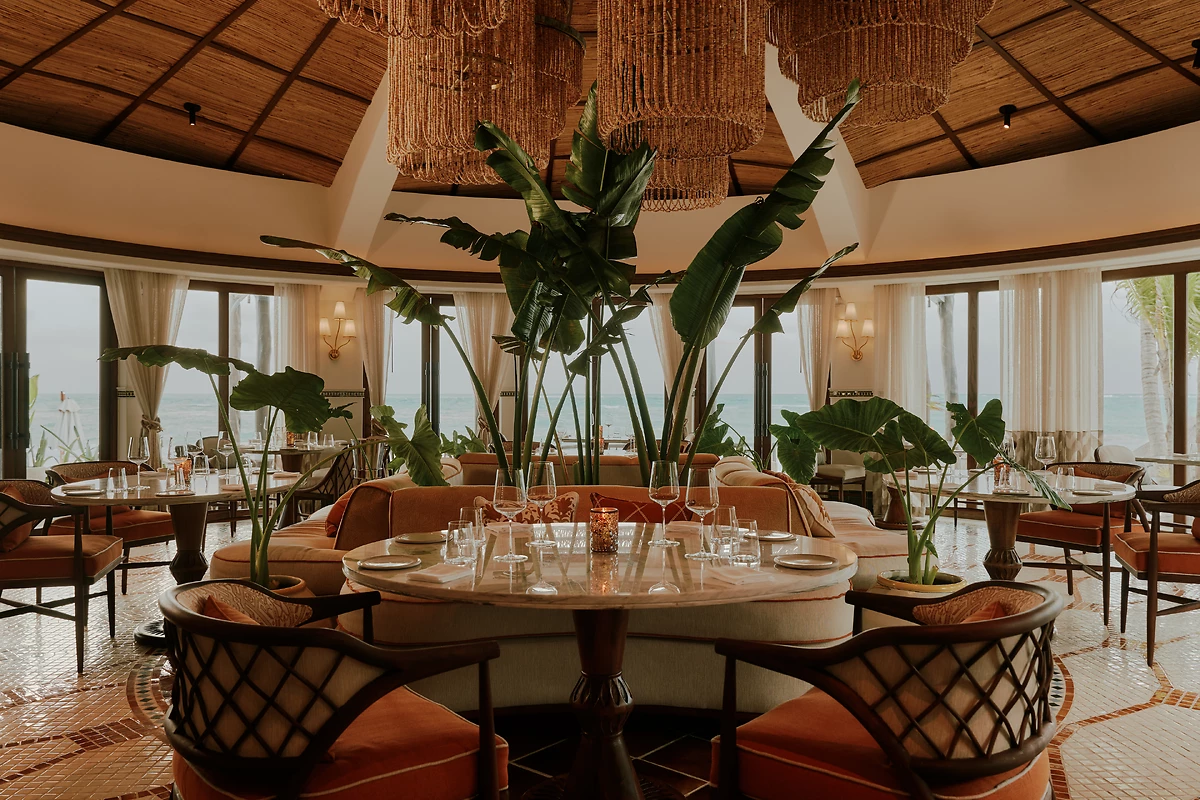 Un des restaurants de l'hôtel, Maroma, a Belmond Hotel