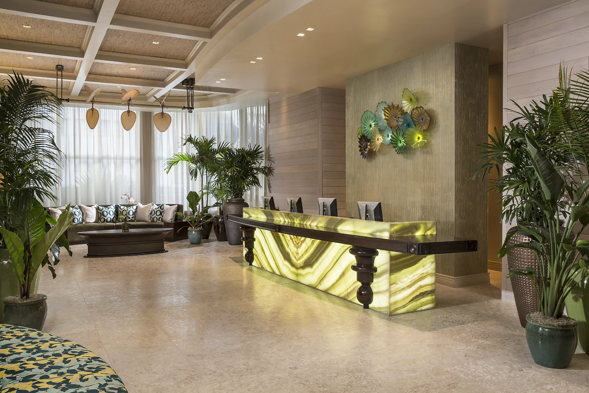 Frontdesk, Hotel The Palms, Miami, Floride, Etats Unis.